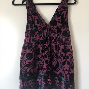 Hale Bob Velvet Purple Tank